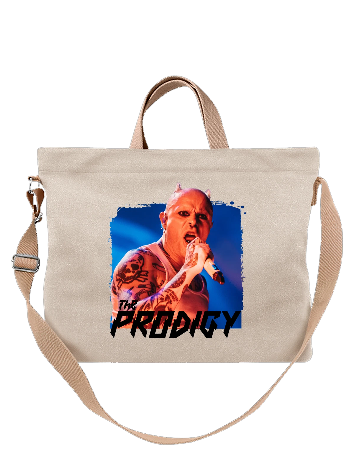 Сумка с Prodigy Кит Чарльз белая с принтом — футболка подростку — Белая, фото 1