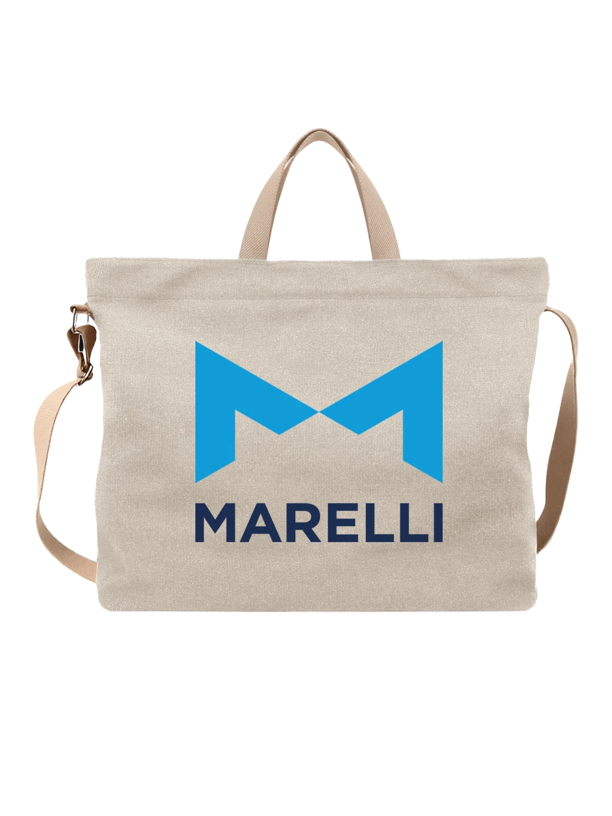 Сумка Magneti Marelli белая с принтом — футболка для автолюбителя — Белая, фото 1