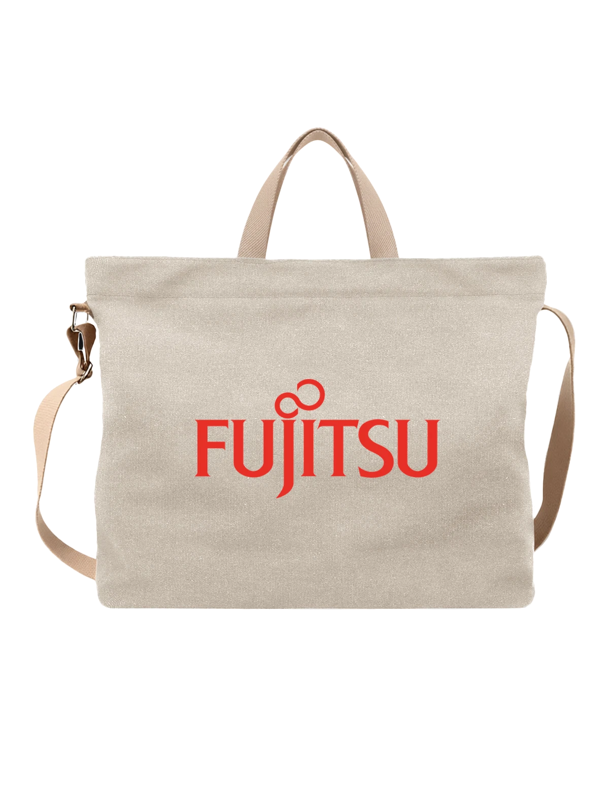 Сумка Fujitsu белая с принтом — цифровые решения — Белая, фото 1