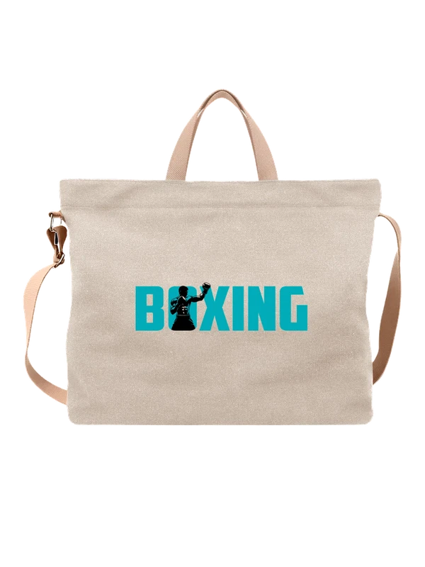Сумка с надписью boxing — Белая, фото 1