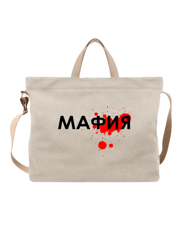 Сумка мафия — Белая, фото 1