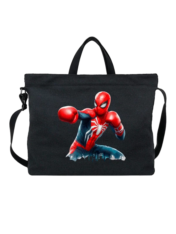 Сумка Человек Паук Spider Man боксер — Чёрная, фото 1