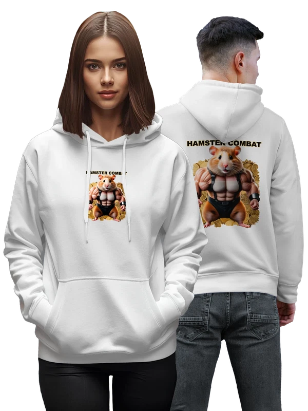 Худи Hamster Kombat — Белая, фото 1