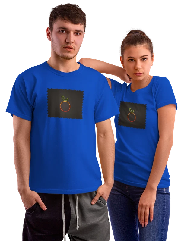 Футболка Минимализм Orange — Синяя, фото 1