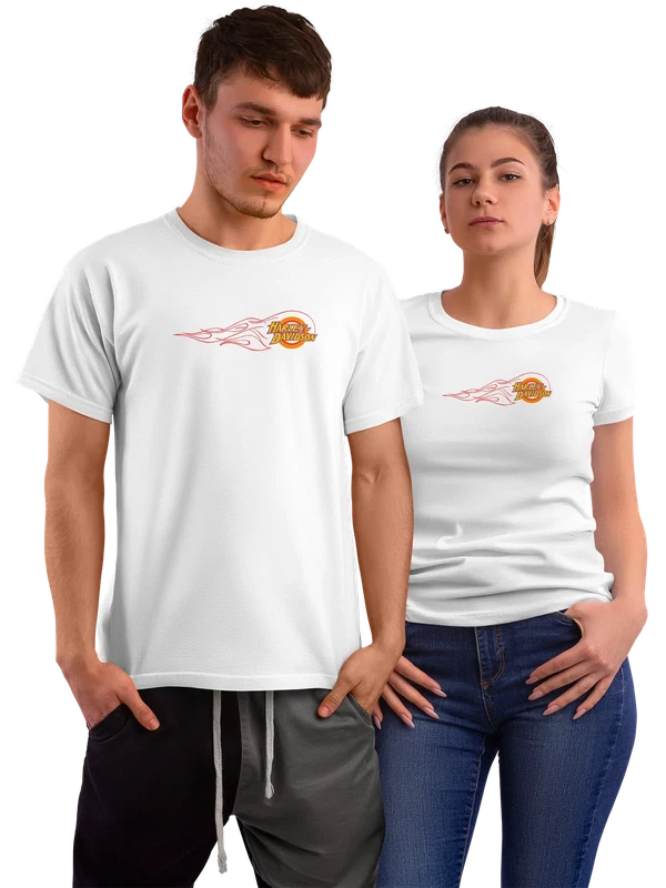 Футболка Harley Davidson — Белая, фото 1