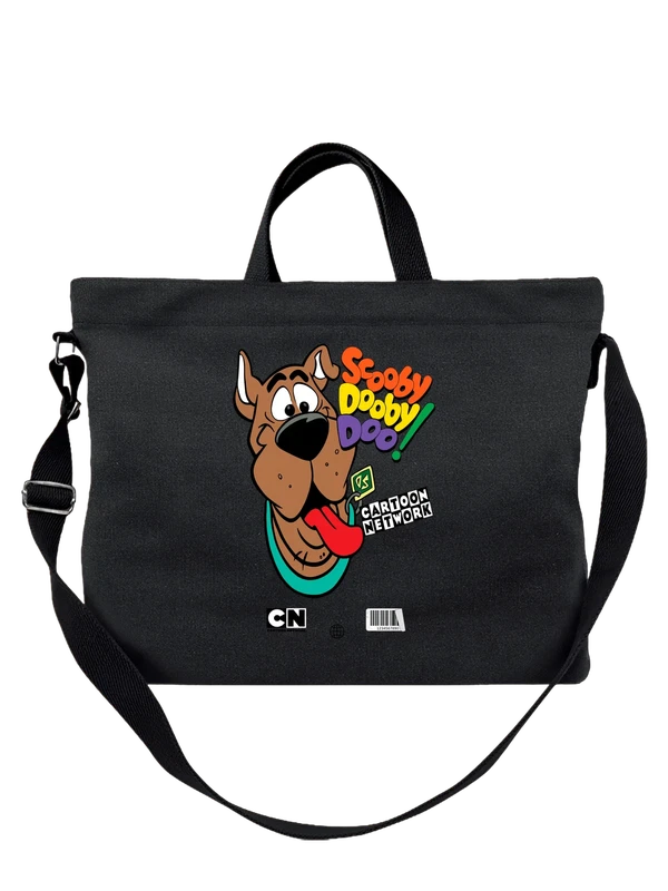 Сумка Scooby-Doo, Cartoon Network и CN логотип — Чёрная, фото 1