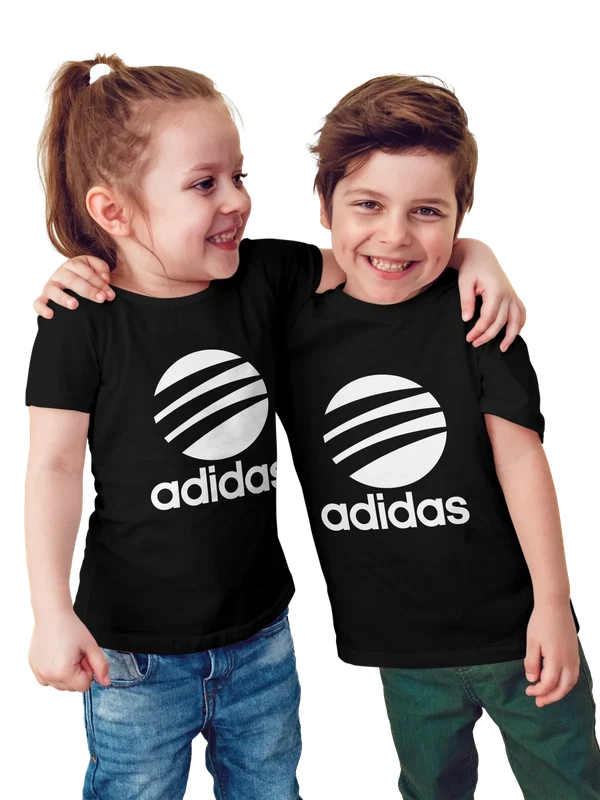 Футболка Adidas — Чёрная, фото 1
