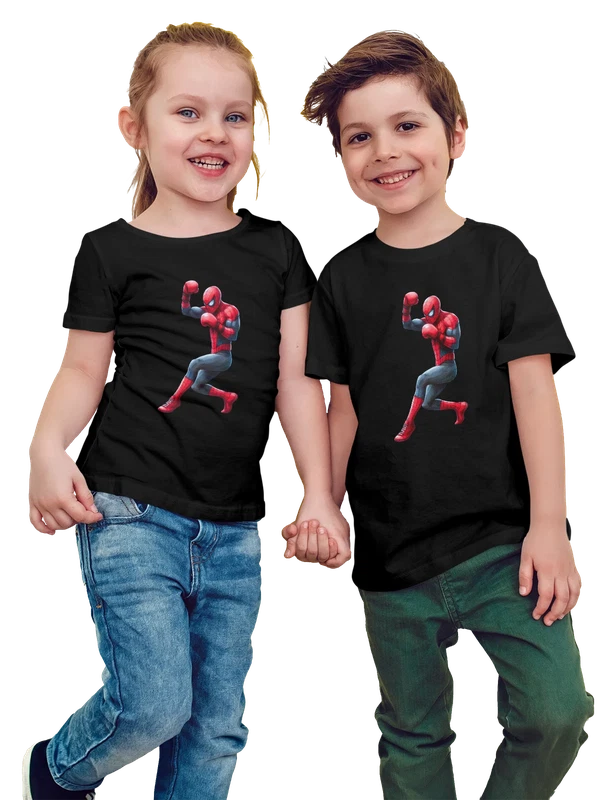 Футболка Человек Паук Spider Man — Чёрная, фото 1