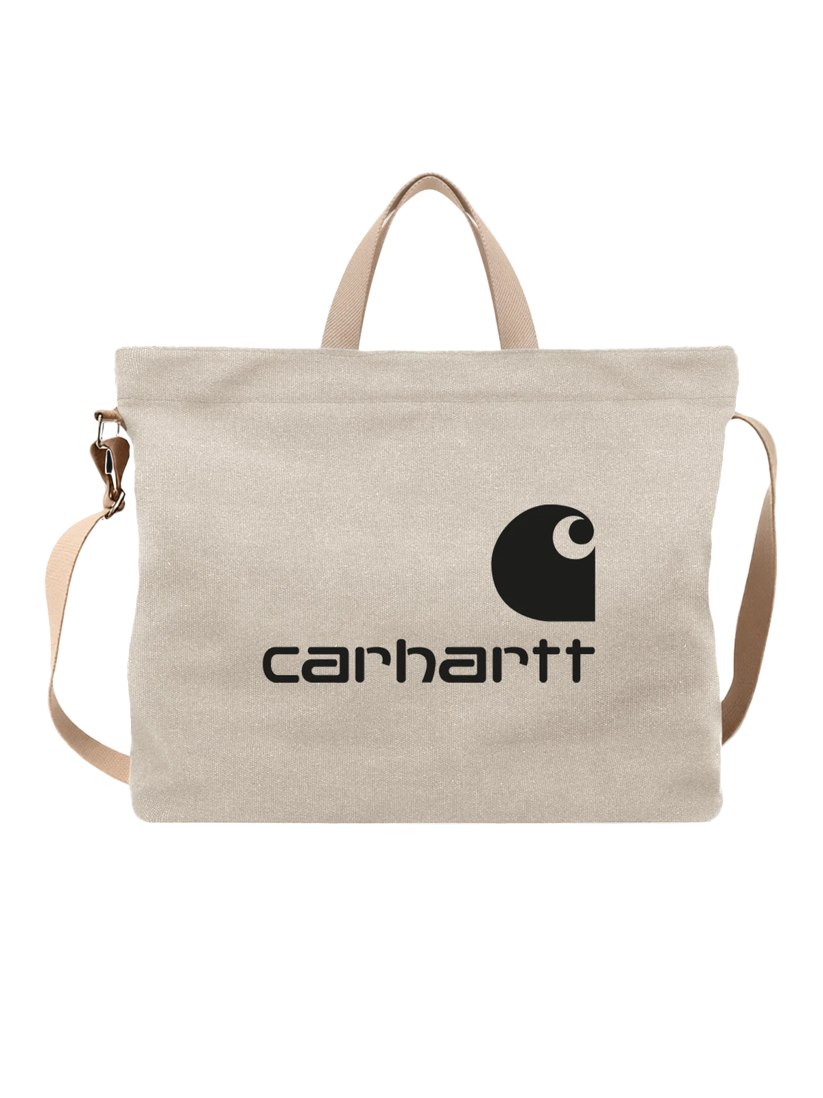 Сумка Carhartt белая с принтом — workwear и streetwear — Белая, фото 1