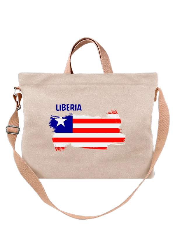 Сумка флаг Либерии Liberia — Белая, фото 1