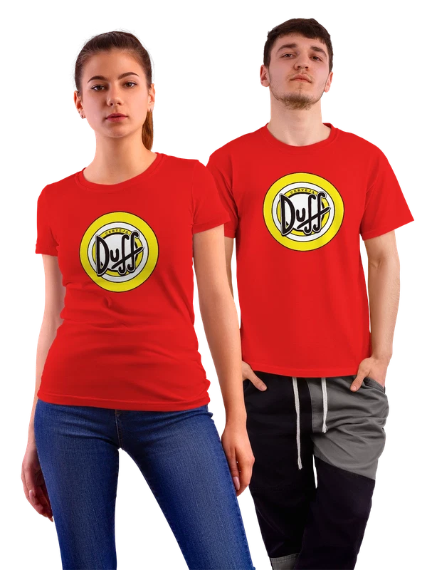 Футболка Duff — Красная, фото 1