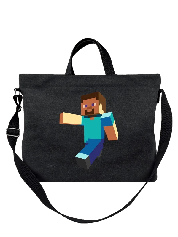 Сумка Minecraft Майнкрафт игра — Чёрная, фото 1