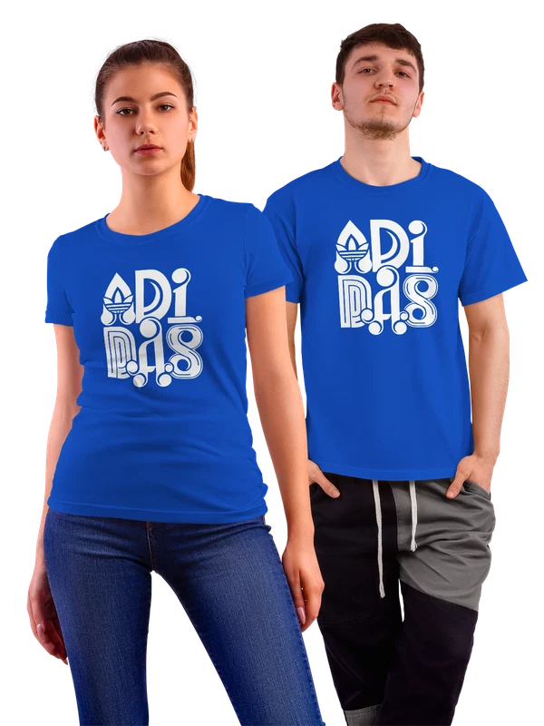 Футболка Adidas — Синяя, фото 1