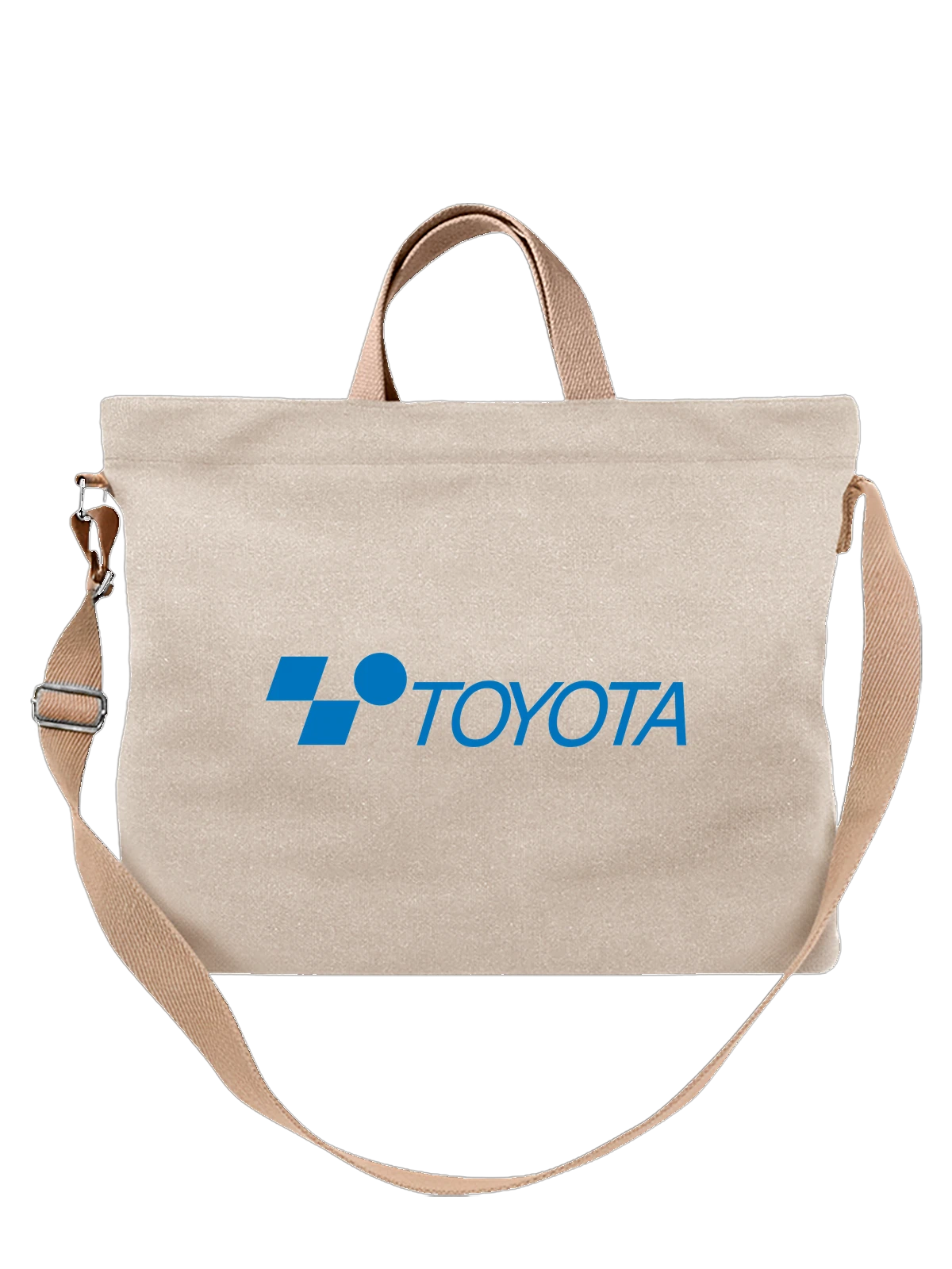 Сумка Toyota белая с принтом — одноцветный принт — Белая, фото 1