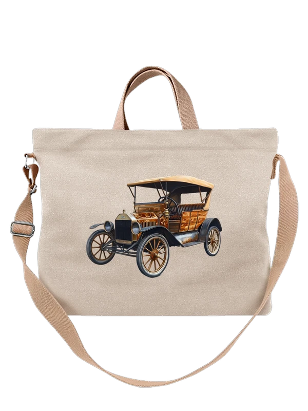 Сумка ретро автомобиль Ford Model T 1920 года — Белая, фото 1