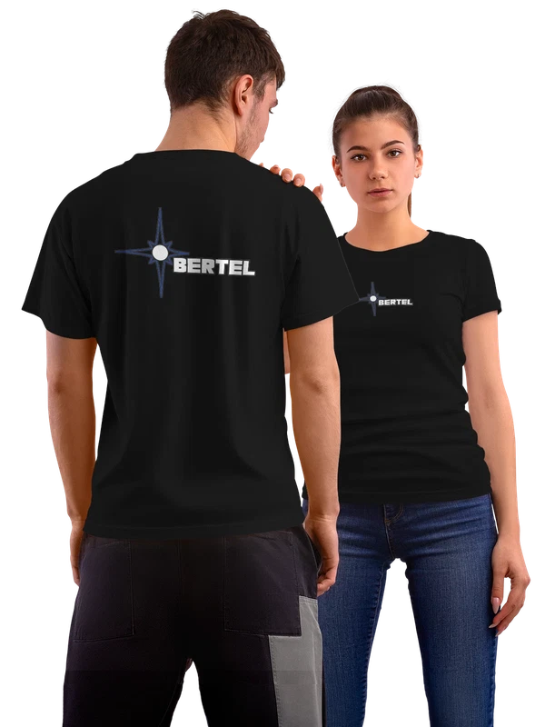 Футболка Bertel — Чёрная, фото 1
