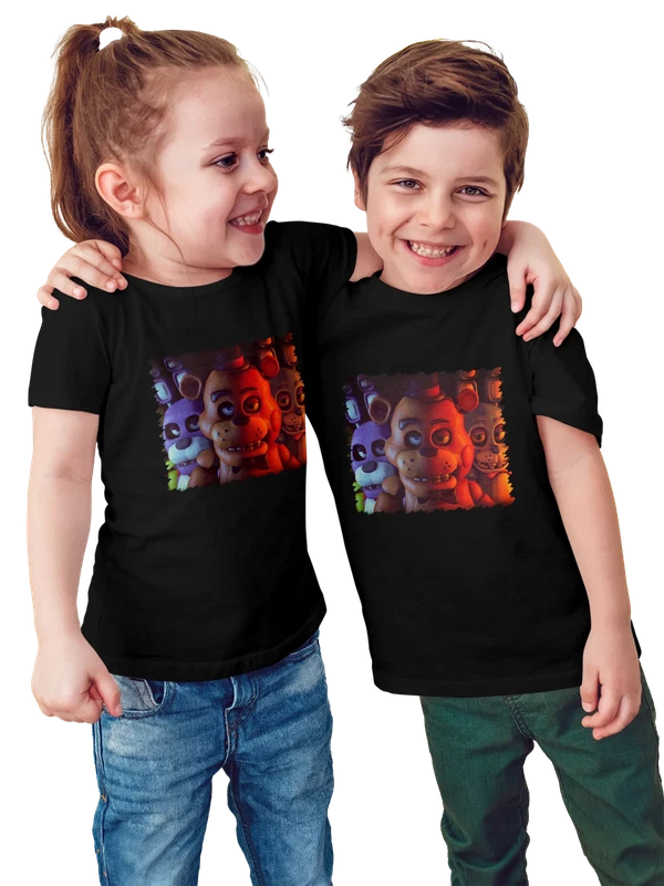 Футболка Игра FNAF Horror — Чёрная, фото 1