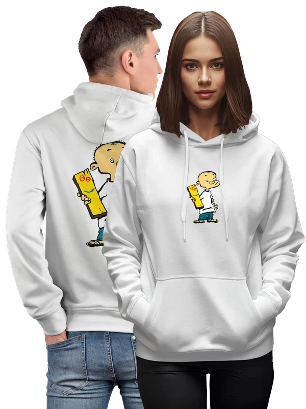 Худи эд эдд и эдди Jonny Джонни — Белая, фото 1
