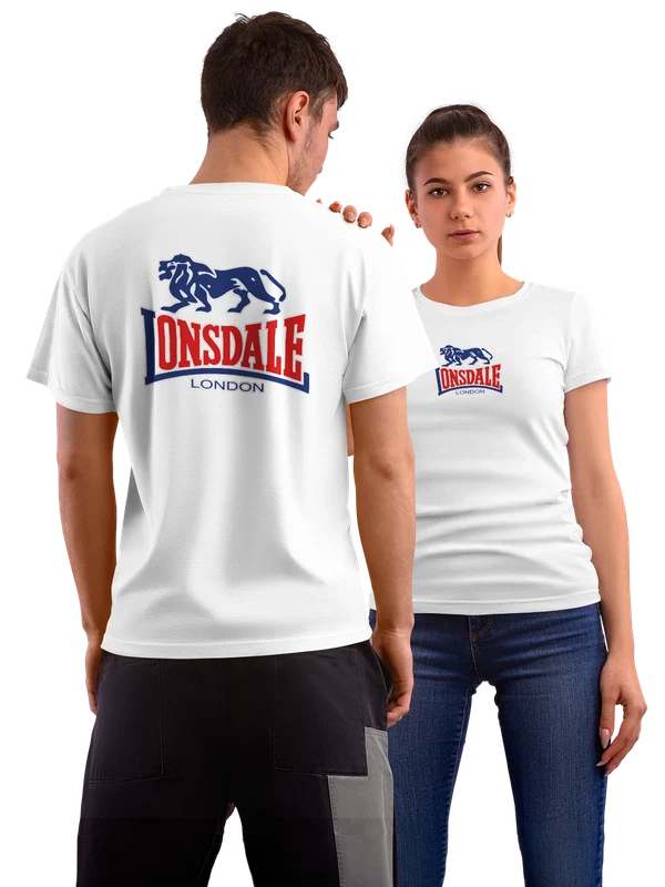 Футболка Lonsdale — Белая, фото 1