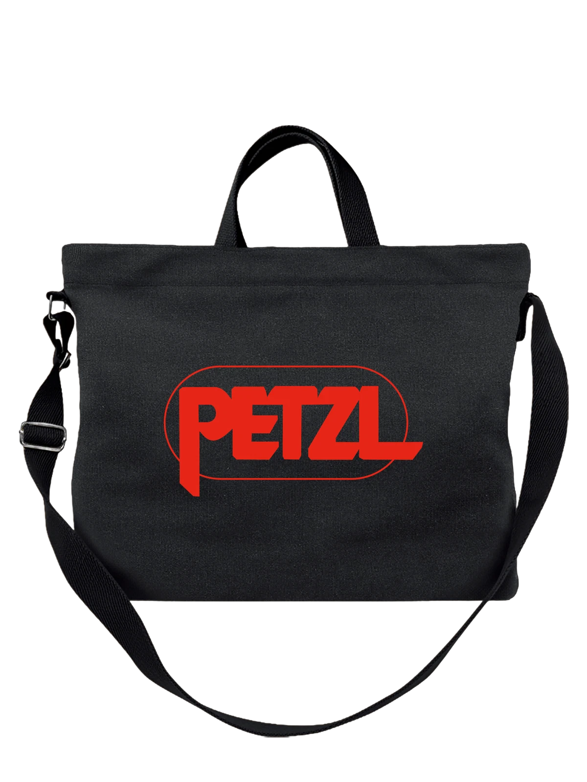 Сумка Petzl чёрная с принтом — принт для спортсмена — Чёрная, фото 1