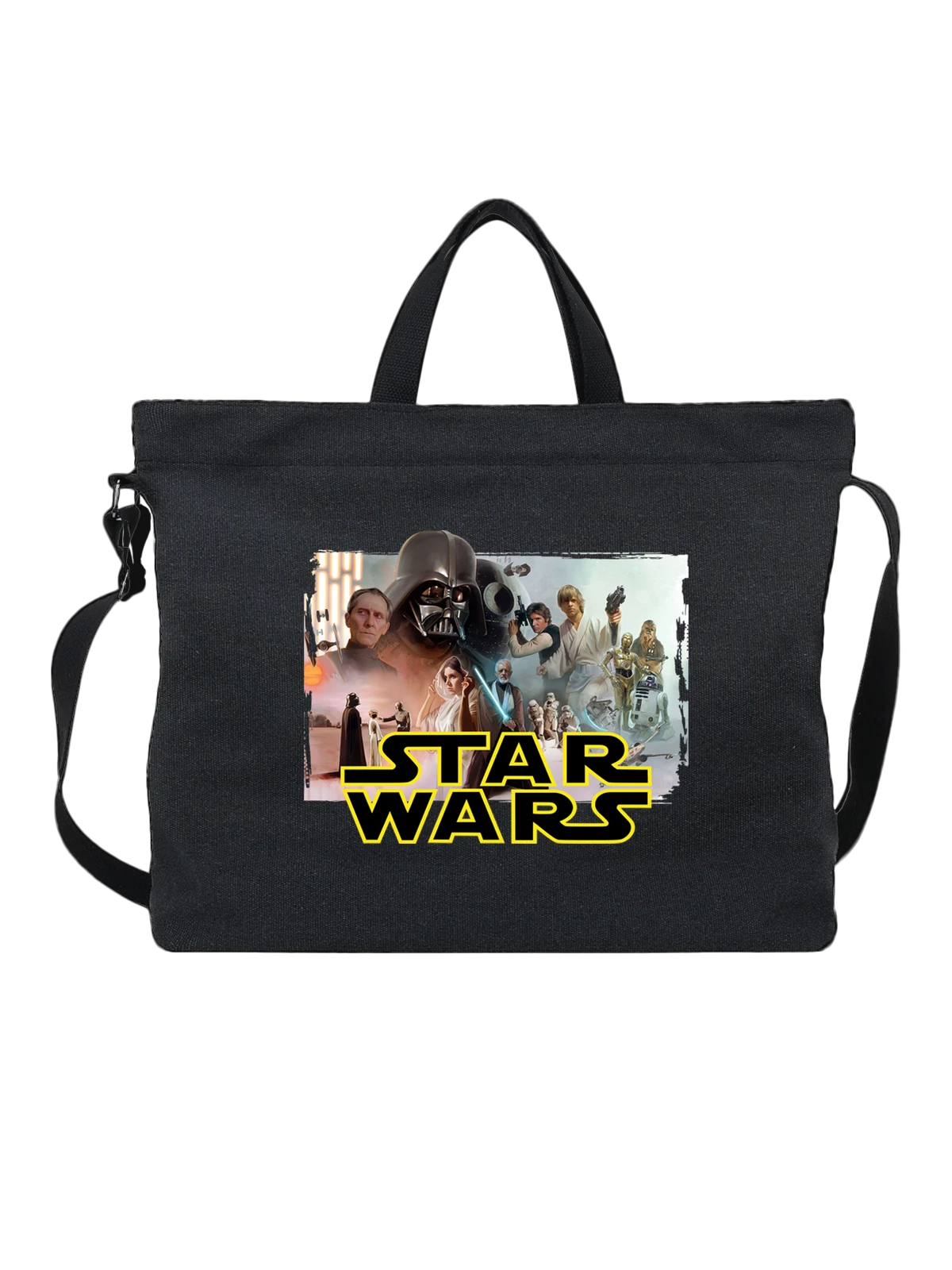 Сумка Звездные войны Star Wars чёрная с принтом — футболка подростку — Чёрная, фото 1