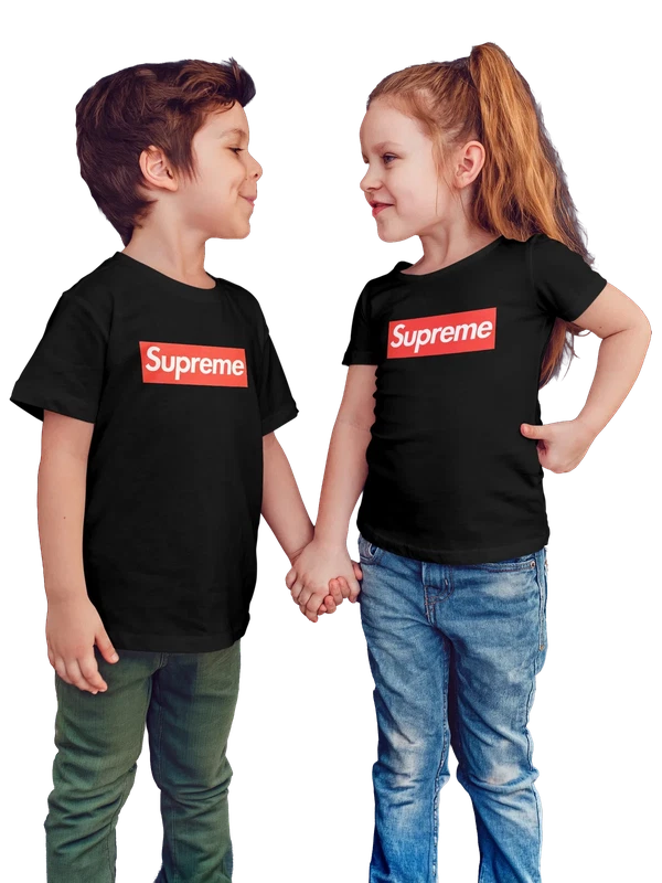 Футболка Supreme — Чёрная, фото 1