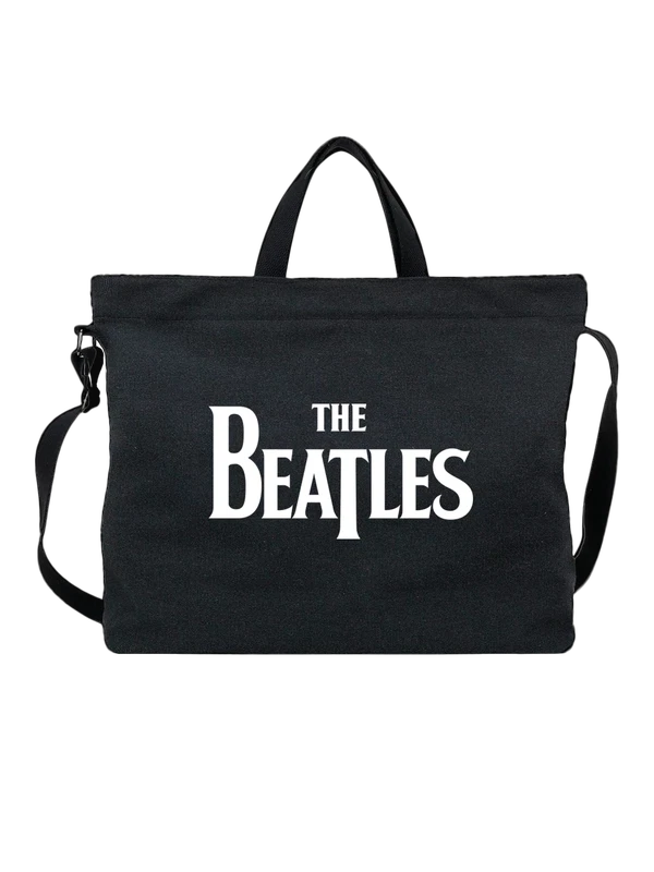 Сумка The Beatles логотип — Чёрная, фото 1