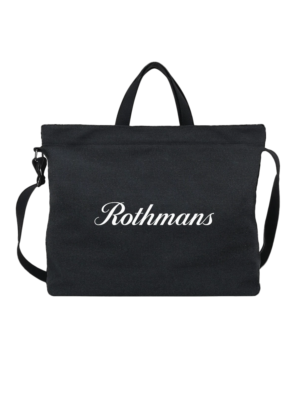 Сумка Rothmans чёрная с принтом — гонки девяностых — Чёрная, фото 1