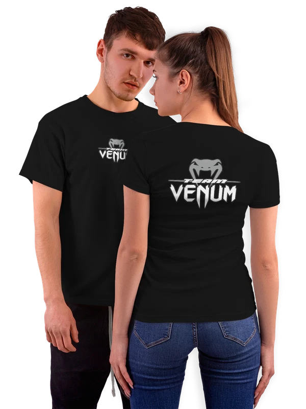 Футболка Venum — Чёрная, фото 1