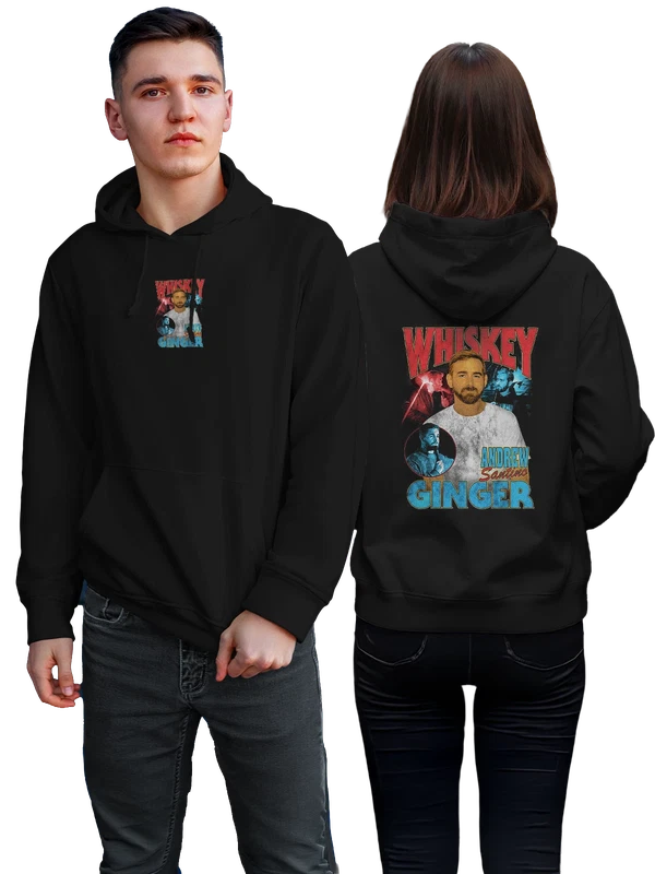 Худи Андрей Сантино Whiskey Ginger подкаст — Чёрная, фото 1