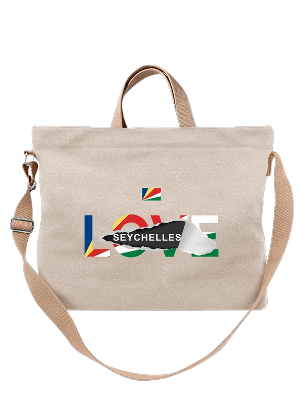 Сумка флаг Сейшельских Островов Seychelles — Белая, фото 1
