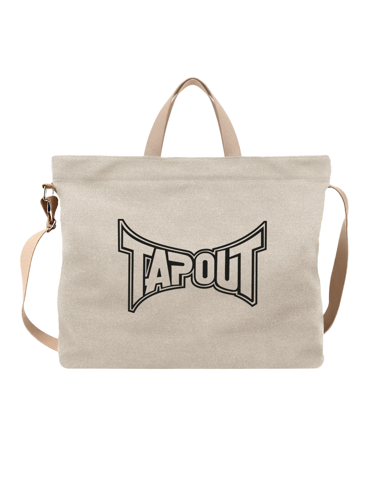 Сумка Tapout белая с принтом — MMA экипировка — Белая, фото 1