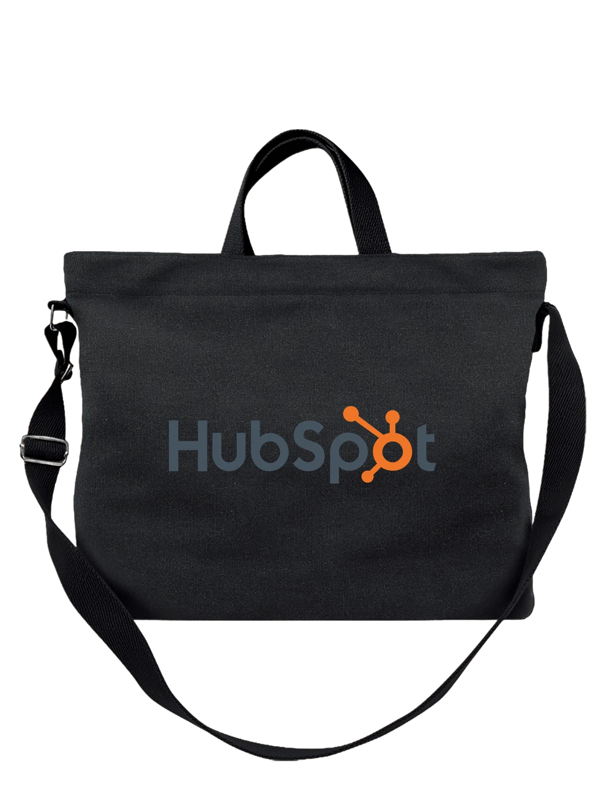 Сумка Hubspot чёрная с принтом — цифровой стиль — Чёрная, фото 1