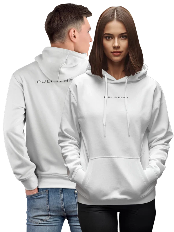 Худи Pull Bear — Белая, фото 1