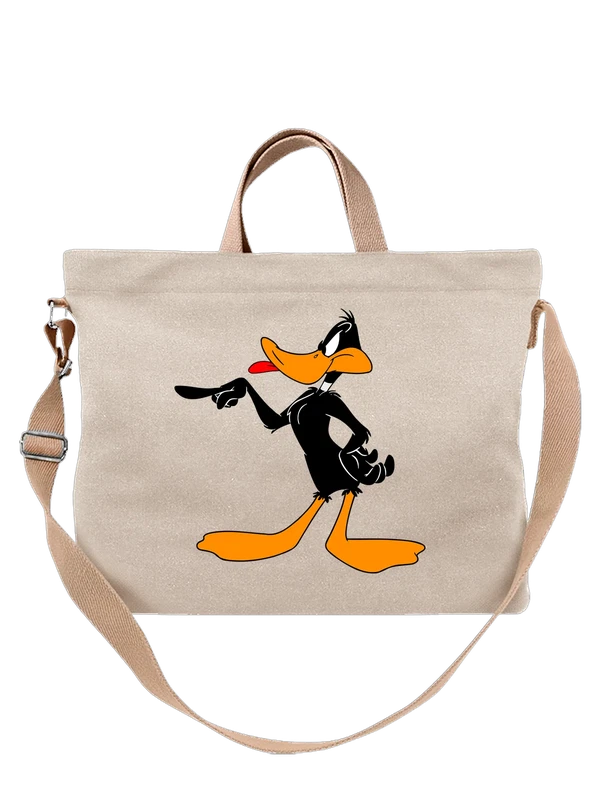 Сумка даффи дак daffy duck утка — Белая, фото 1