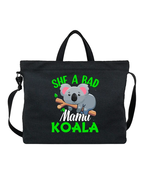 Сумка коала mama koala — Чёрная, фото 1