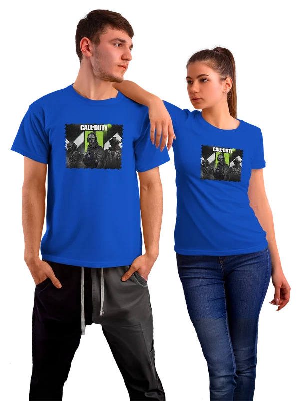 Футболка Игра Call of Duty Modern Warfare 2 PC — Синяя, фото 1