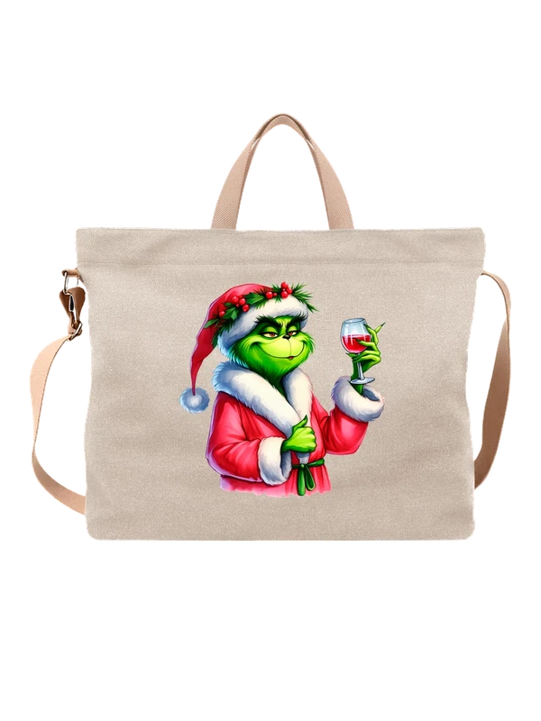 Сумка Гринч Grinch в колпаке — Белая, фото 1