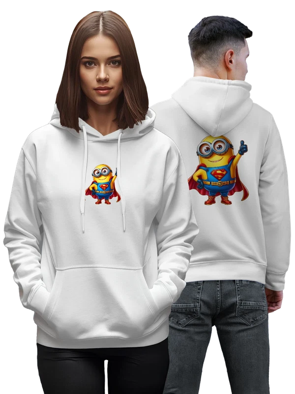 Худи Миньон Minion Супермен Superman — Белая, фото 1