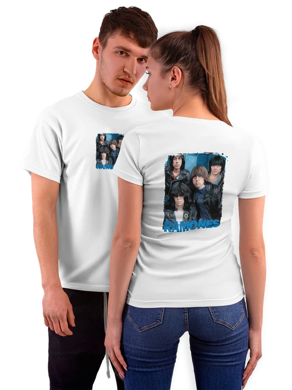 Футболка c Ramones Рамонес — Белая, фото 1