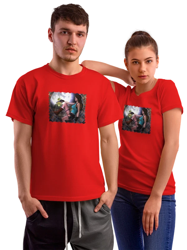 Футболка Игра Tomb Raider — Красная, фото 1