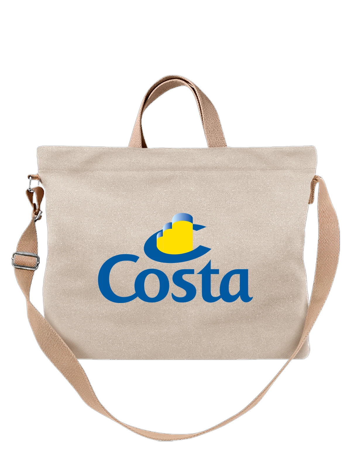 Сумка Costa белая с принтом — Средиземное море — Белая, фото 1