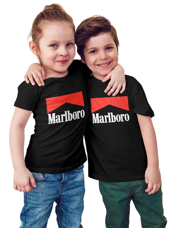 Футболка Marlboro — Чёрная, фото 1