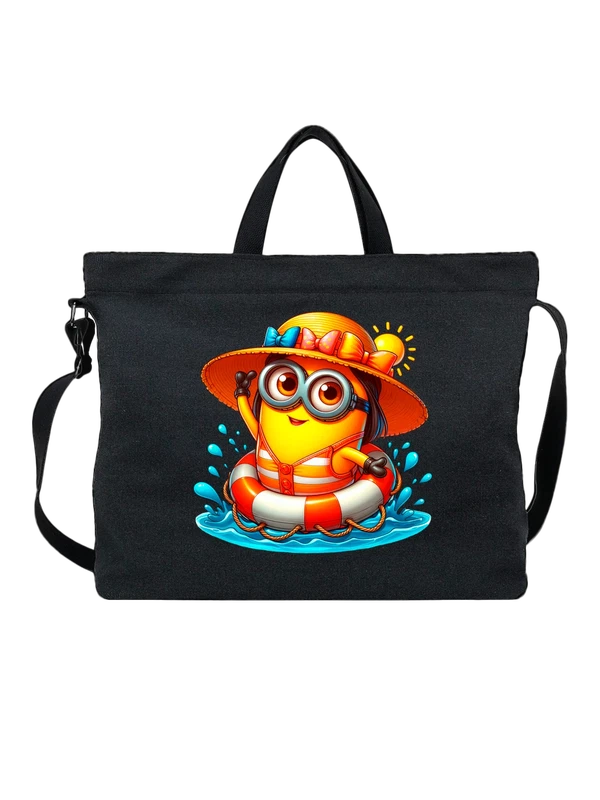 Сумка с Миньоном на море Minion — Чёрная, фото 1