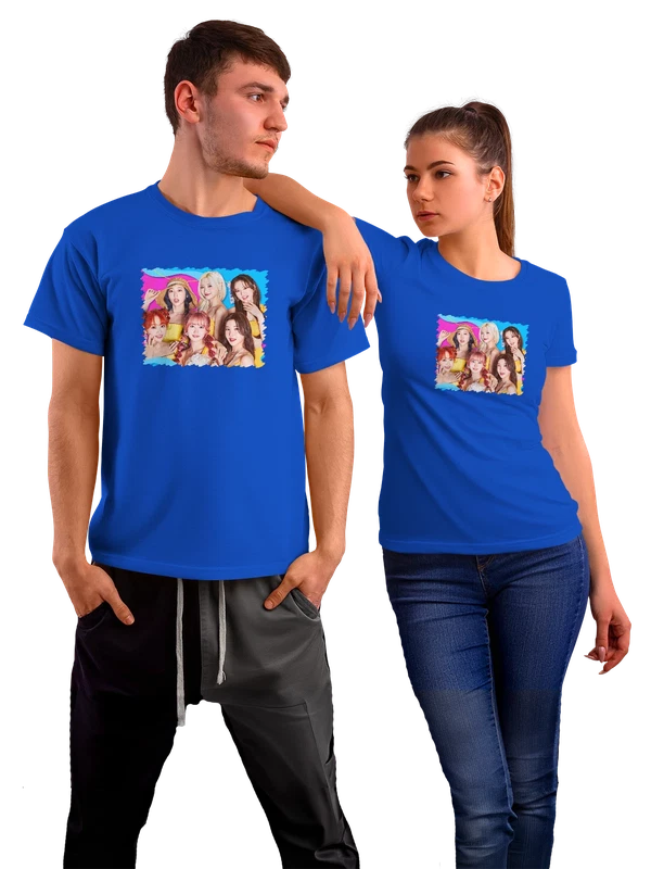 Футболка Музыка ILY1 K pop group — Синяя, фото 1