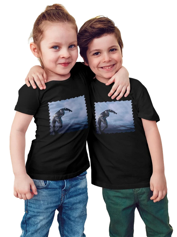Футболка Графика Черная пантера CGI — Чёрная, фото 1