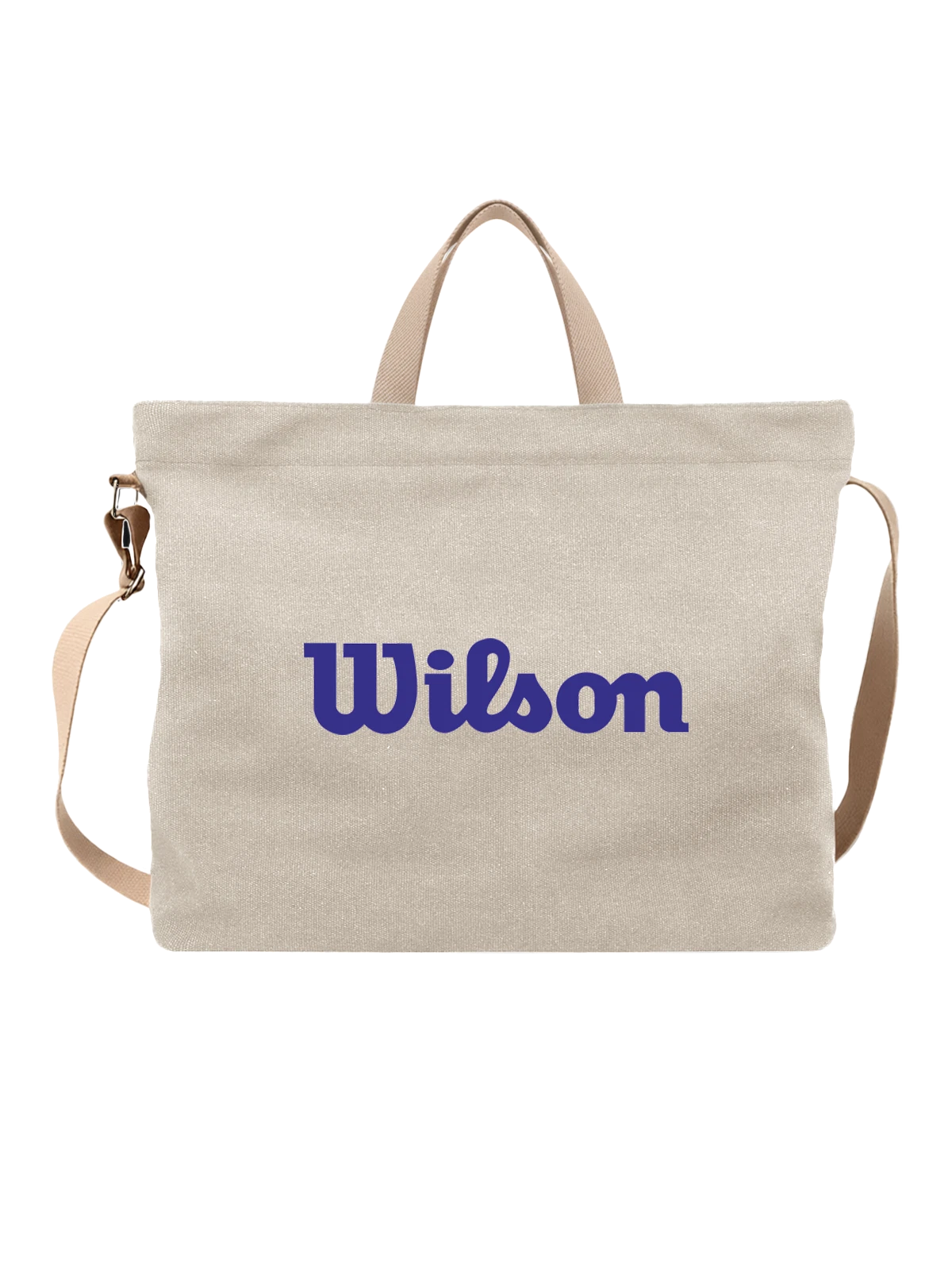 Сумка Wilson белая с принтом — принт для спортсмена — Белая, фото 1