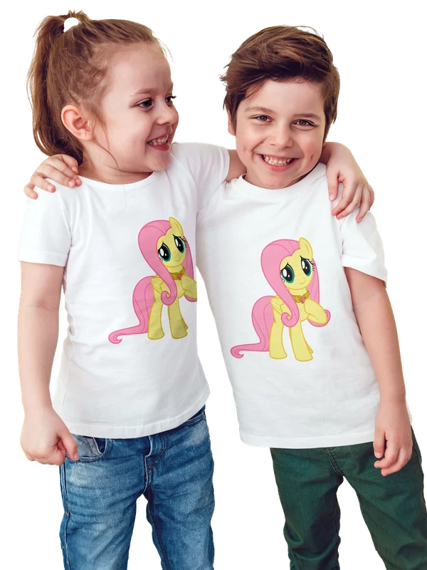 Футболка Флаттершай Дружба это чудо My Little Pony — Белая, фото 1