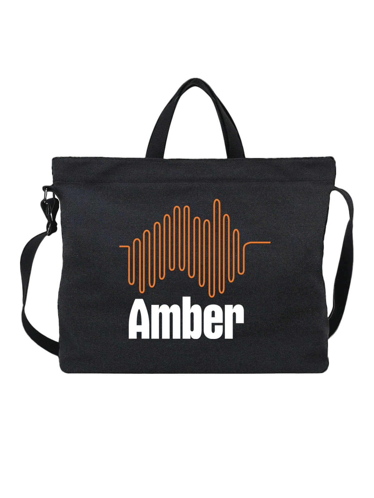 Сумка Amber чёрная с принтом — музыка и аудио — Чёрная, фото 1