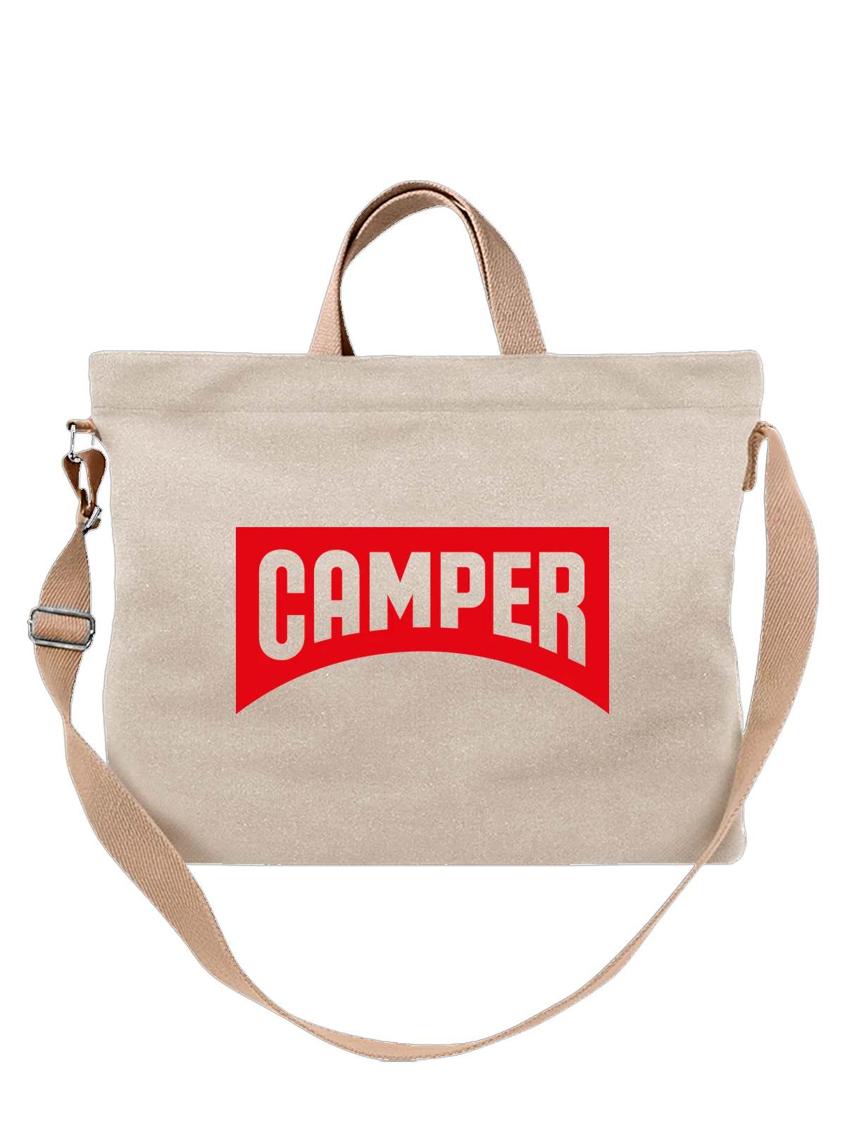 Сумка Camper белая с принтом — повседневная обувь — Белая, фото 1